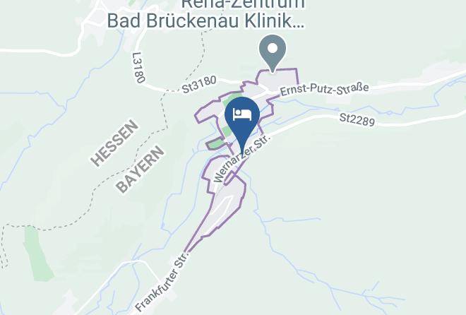 Bad Kissingen - Haus Margarete Maps