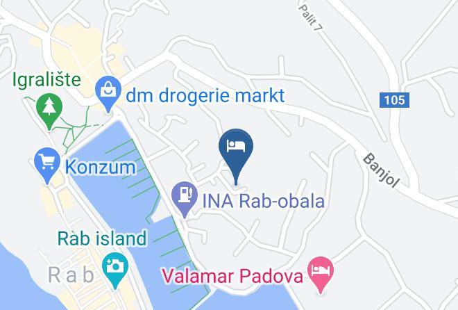 Rab - Haus Maria Maps