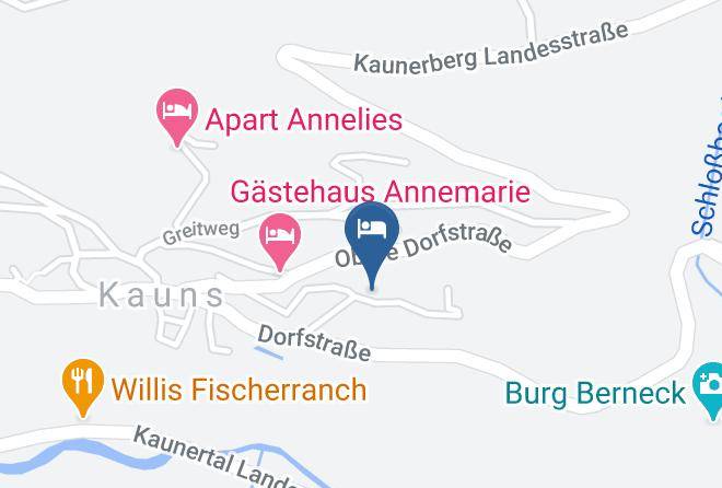 Landeck - Haus Moslehof Maps