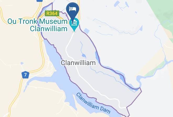 Westst - Haus Muller Clanwilliam Maps