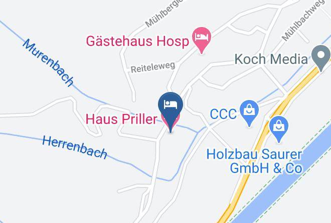 Reutte - Haus Priller Maps