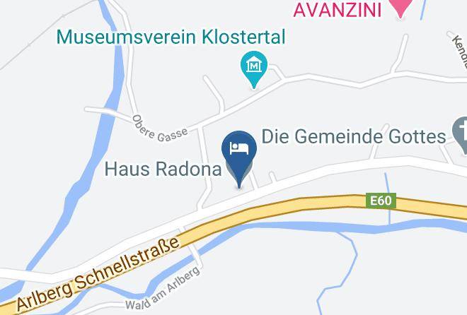 Bludenz - Haus Radona Maps