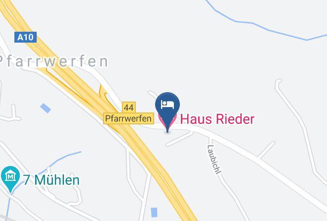 Sankt Johann Im Pongau - Haus Rieder Maps