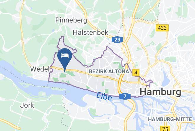 Stadt Hamburg - Haus Rissen Gastehaus Maps