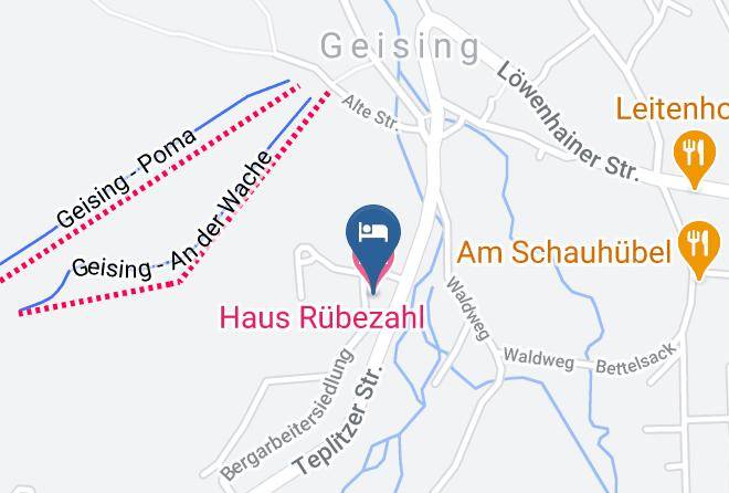 Sachsische Schweiz Osterzgebirge - Haus Rubezahl Maps
