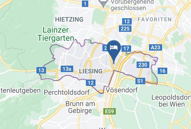 Vienna Liesing - Pension Haus Sanz Maps