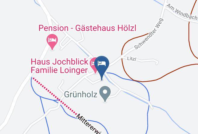 Kitzbuhel - Haus Schrettl Hintergrunholz Maps