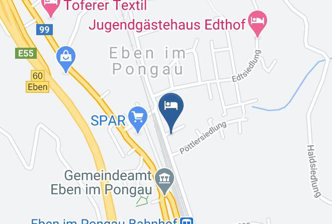 Sankt Johann Im Pongau - Haus Senel Maps