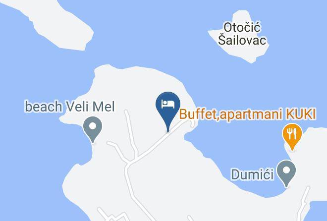Rab - Haus Slavica Dumic Maps