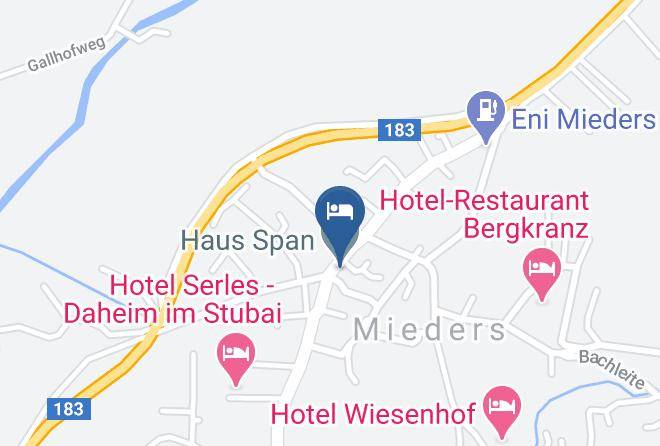 Innsbruck Land - Haus Span Maps