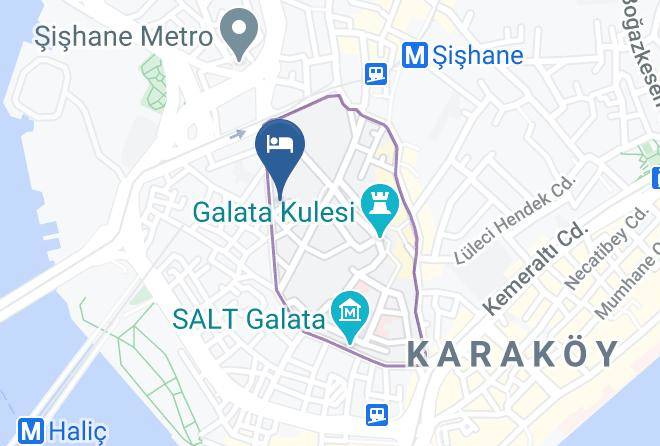 Beyoglu - Haus Suites Galata Maps