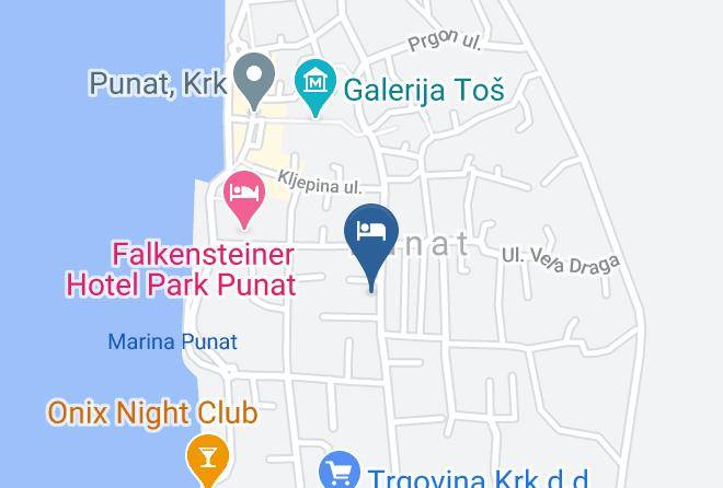 Punat - Haus Vesna Maps