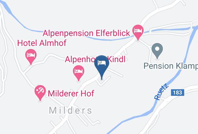 Innsbruck Land - Haus Wally Maps