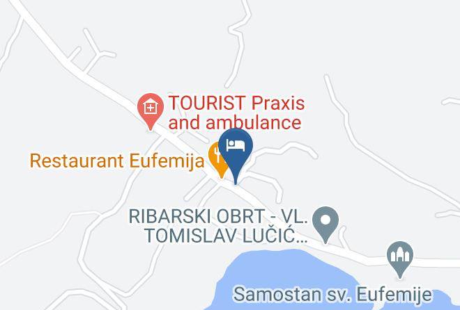 Rab - Haus Zdenka Maps