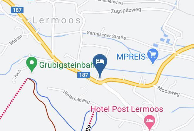 Reutte - Haus Zugspitzblick Maps
