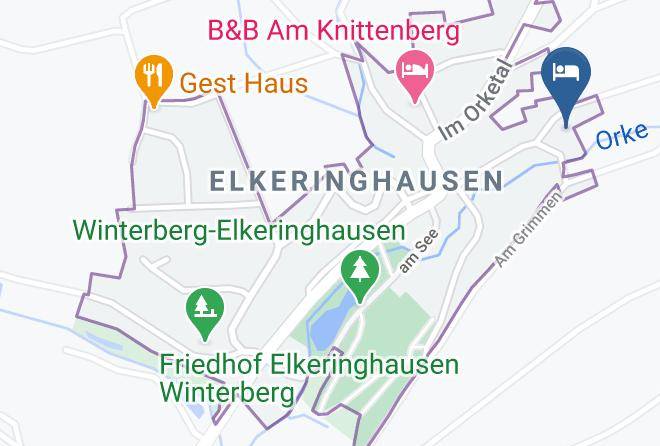 Hochsauerlandkreis - Haus Zur Orke Maps