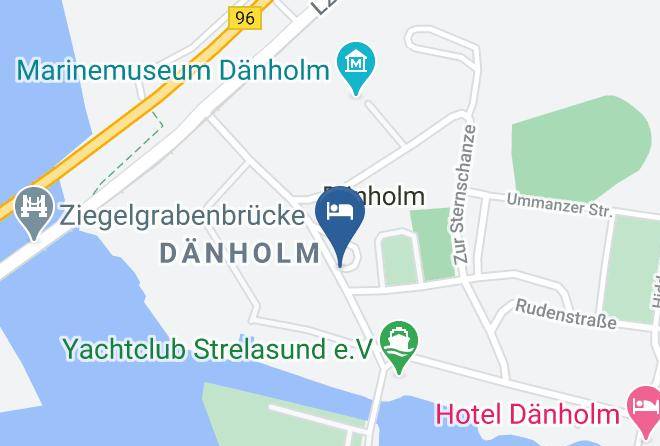Vorpommern Rugen - Hausboot Danholm Maps