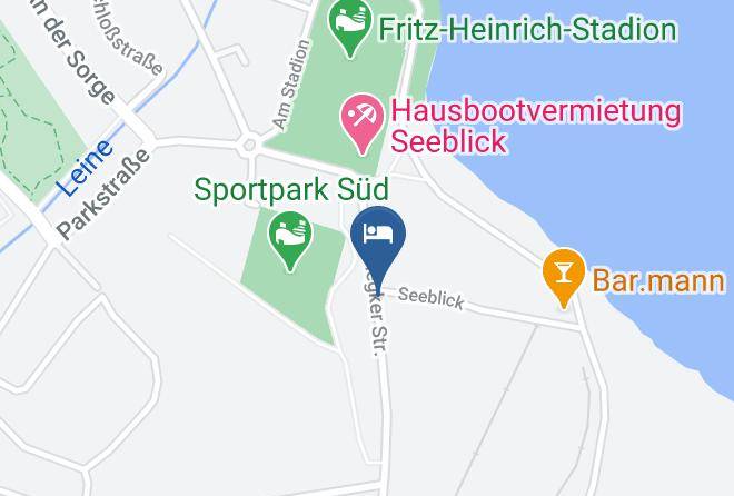 Anhalt Bitterfeld - Hausbootvermietung Seeblick Maps