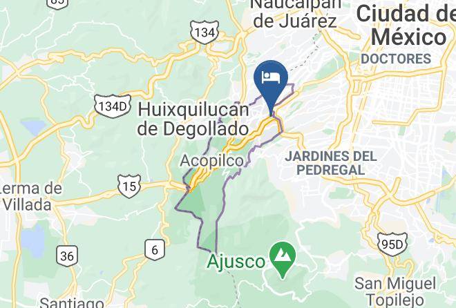 Cuajimalpa De Morelos - Hotel Hausuites Maps