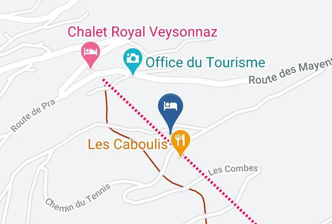 Sion - Hauts De Veysonnaz 4 Vallees Maps