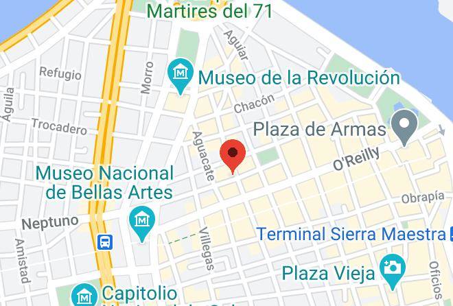 Havana Dreams Boutique Hotel Map