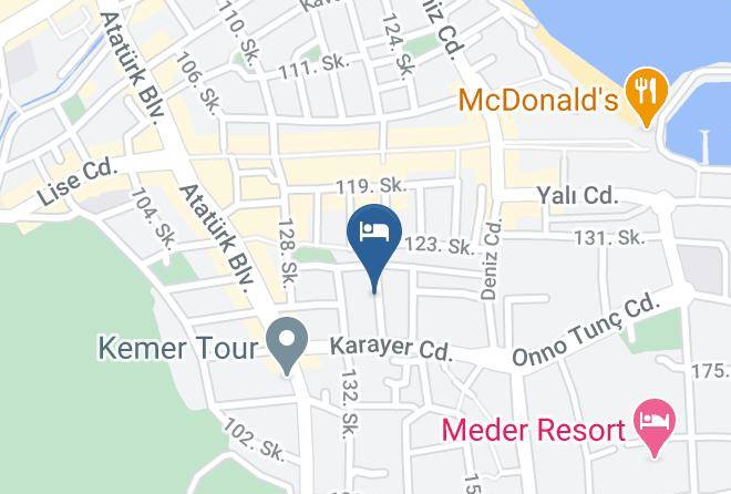 Kemer - Havana Hotel Maps