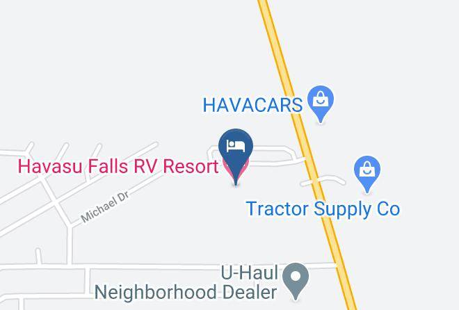 Mohave - Havasu Falls Rv Resort Maps