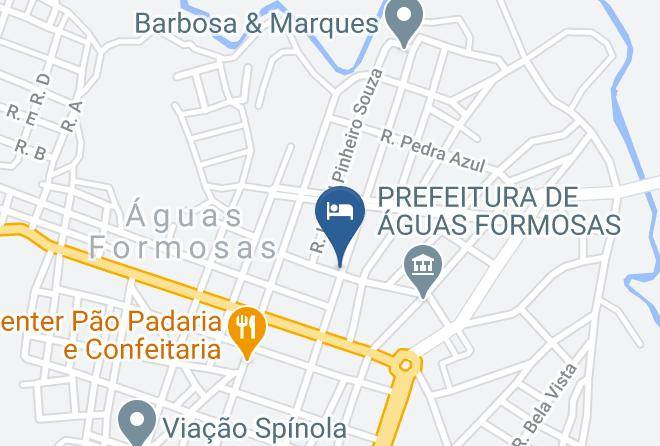 Aguas Formosas - Havay Palace Hotel Maps