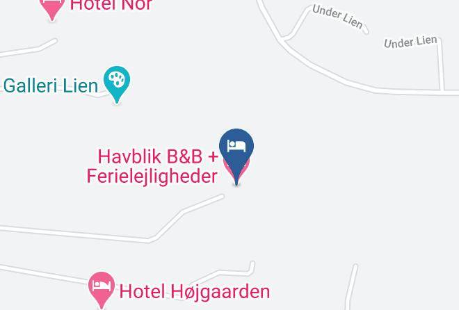 Fjerritslev - Havblik B&b + Ferielejligheder Maps