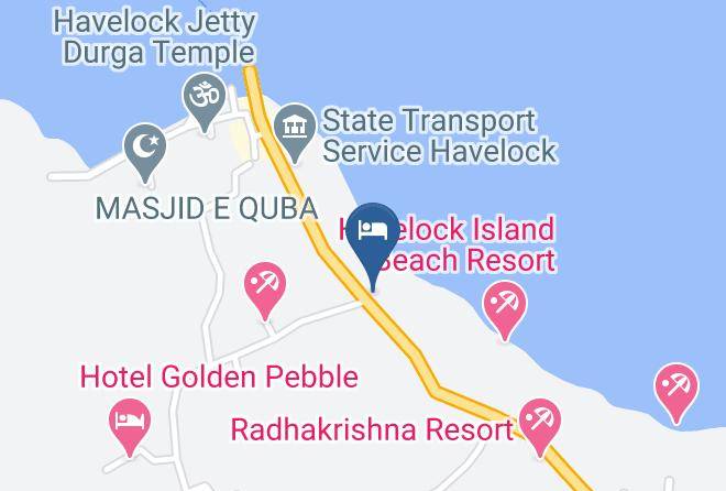 Havelock Holiday Beach Resort Map