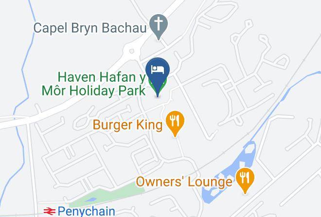 Gwynedd - Haven Hafan Y Mor Holiday Park Maps