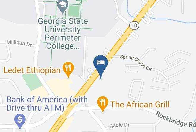 Dekalb - Haven Hotel Stone Mountain Ga Maps