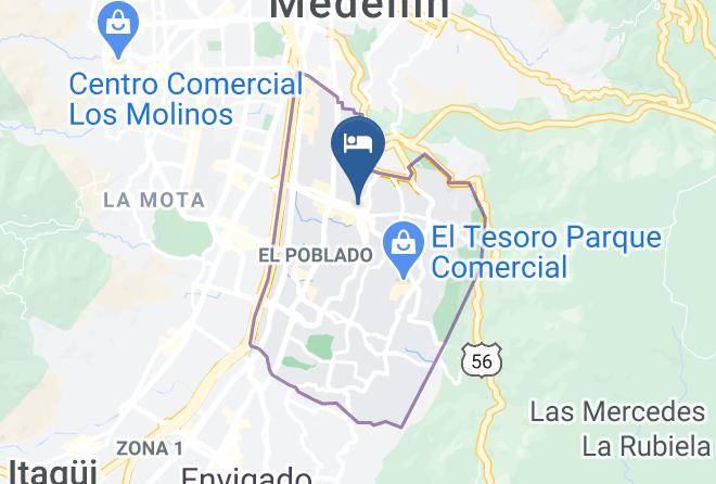 Medellin - Haven Luxury Suites Hotel Maps