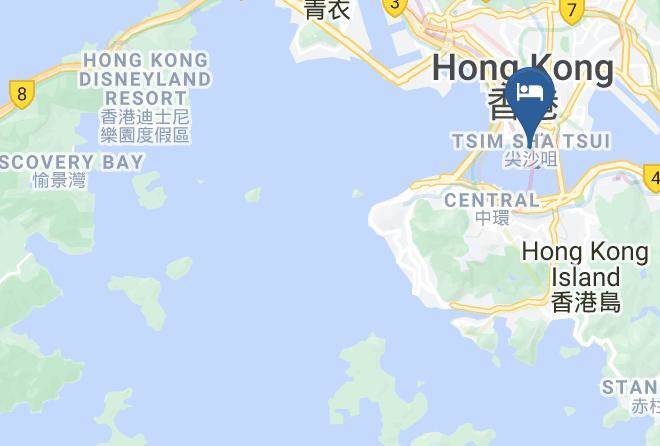 Hawaii International Hostel Carta Geografica - Hong Kong