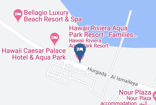 Hurghada - Hawaii Riviera Aqua Park Resort Families And Couples Only Maps