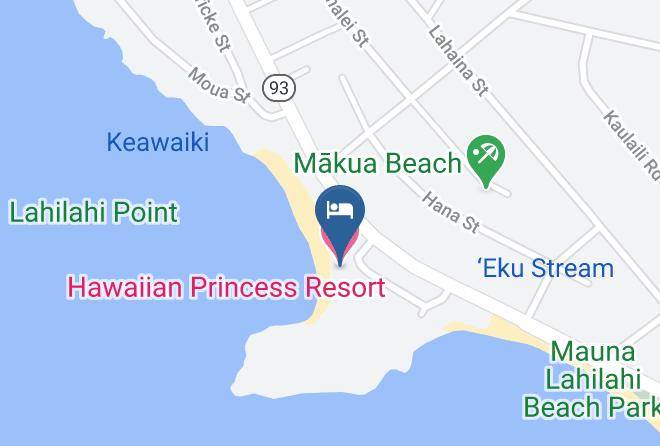 Honolulu - Hawaiian Princess Resort Maps