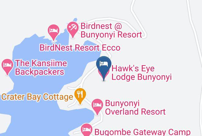 Kabale - Hawk's Eye Lodge Bunyonyi Maps