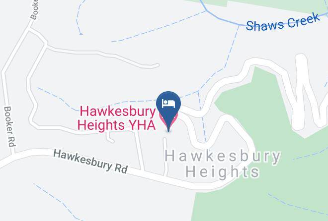 Blue Mountains - Hawkesbury Heights Yha Maps
