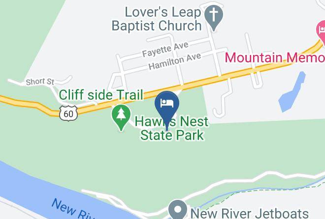 Fayette - Hawks Nest Lodge Maps