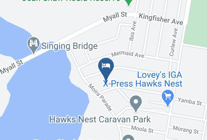 Mid Coast - Hawks Nest Motel Maps