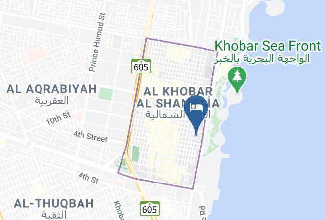 Al Khobar - Hawthorn Suites By Wyndham Al Khobar Maps