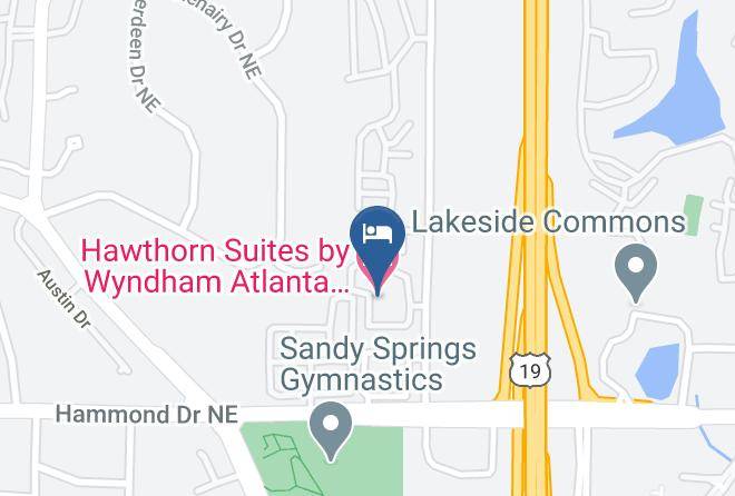 Fulton - Hawthorn Suites By Wyndham Atlanta Perimeter Center Maps