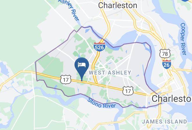 Charleston - Hawthorn Suites By Wyndham Charleston West Ashley Maps