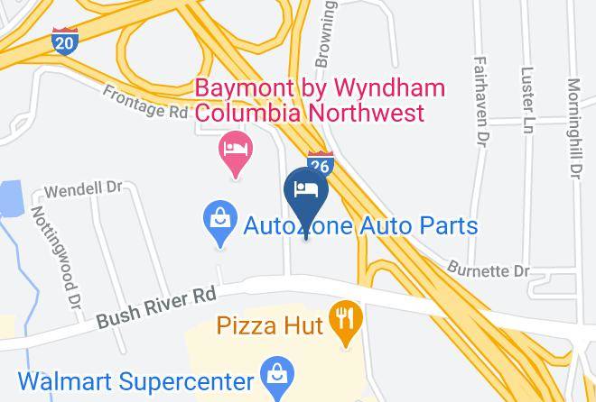 Richland - Hawthorn Suites By Wyndham Columbia Maps