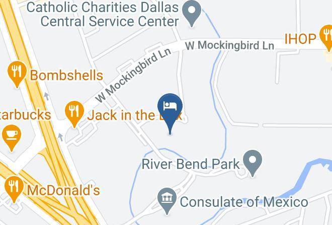 Dallas - Hawthorn Suites By Wyndham Dallas Love Field Airport Maps