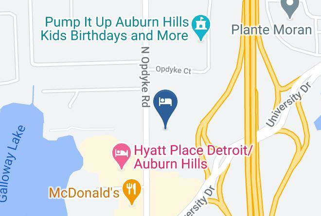 Oakland County - MainStay Suites Detroit Auburn Hills Maps