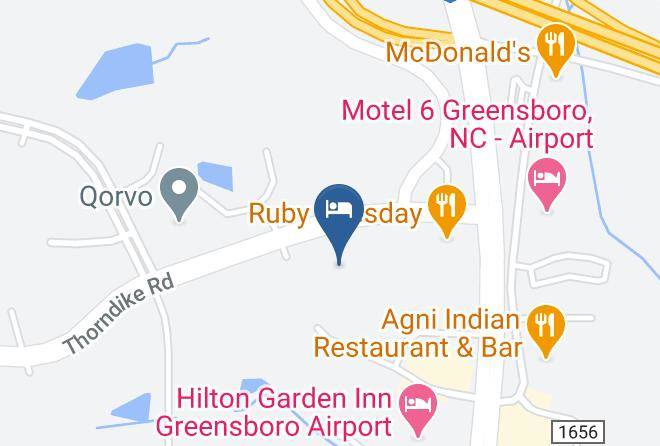 Guilford - Hawthorn Suites By Wyndham Greensboro Maps