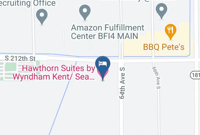 King - Hawthorn Suites By Wyndham Kent Sea Tac Airport Maps