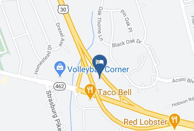 Hawthorn Suites By Wyndham Lancaster Map