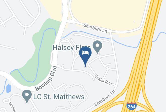 Hawthorn Suites By Wyndham Louisville East Map